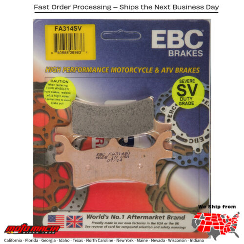 Brake Pads Polaris Scrambler 500 4x4 2005-2012 Sportsman 500 Ho 2x4