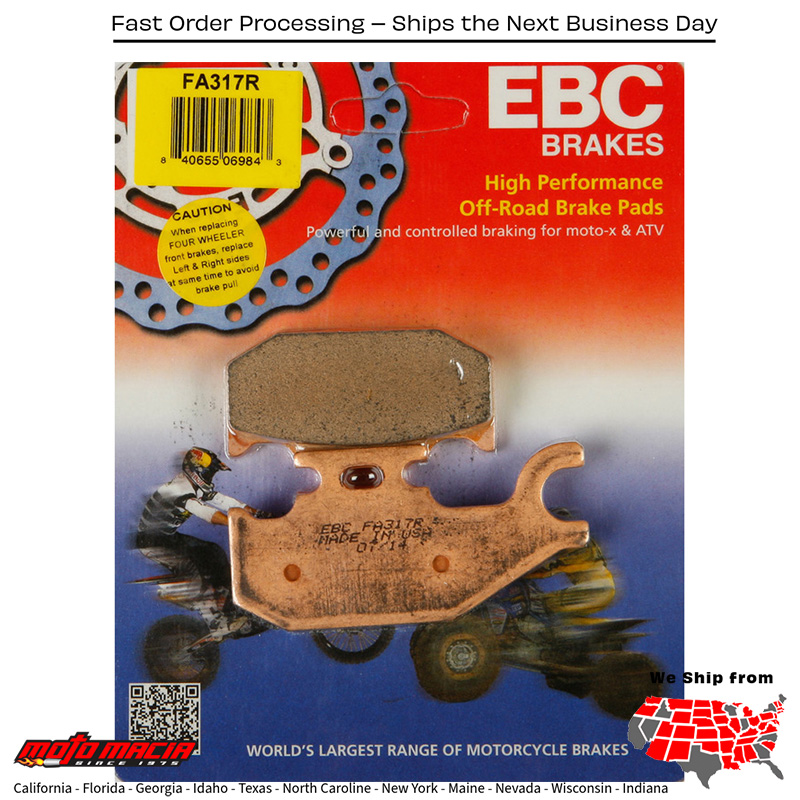 Brake Pads Can-Am Maverick 1000 Xmr 2015-2015 Commander Max 1000 Ltd