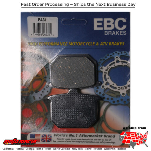 Brake Pads Honda Cb750f Super Sport 1977-1978 Cbx 1979-1980 Gl1