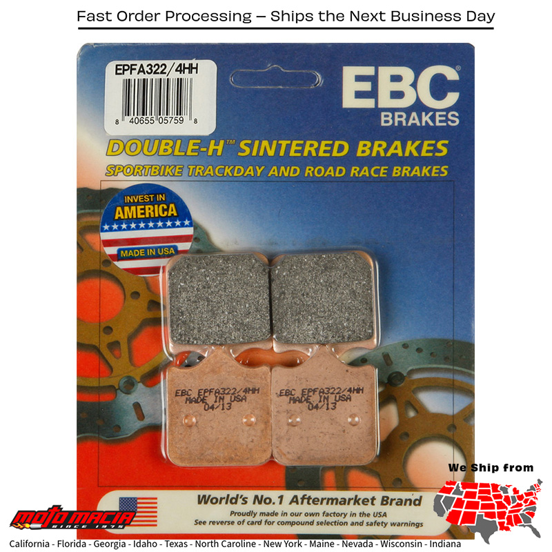 Extreme Pro Brake Pads Aprilia Tuono Rsv 2004-2005 Factor