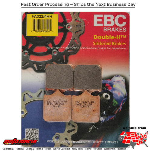 Brake Pads Aprilia Tuono Rsv 2004-2005 Factory
