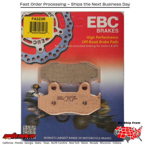 Brake Pads Yamaha Yfm700 Raptor 2013-2013 Yfm700rse Se 2013-2