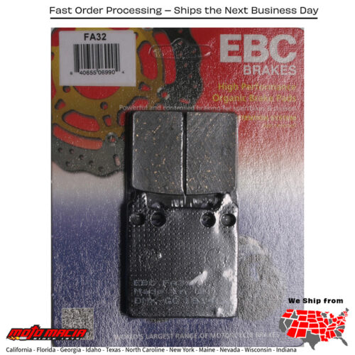 Brake Pads Honda Cb750f Super Sport 1975-1976 Gl1000 Gold Wing 1975-1979