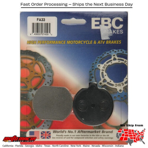 Brake Pads Kawasaki Kz1000c/P Police 1978-1978 Kz1000a/J 1977-1980