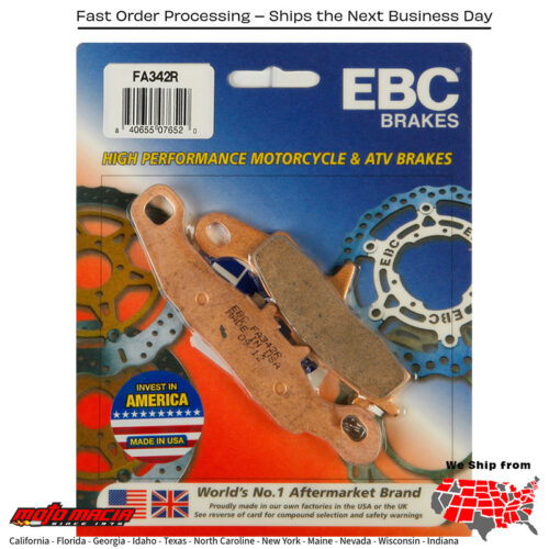 Brake Pads Kawasaki Kvf650 Brute Force 4x4 [Sra] 2005-2011 Kfx 700