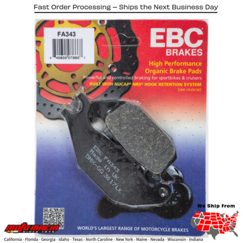 Brake Pads Organic Honda Z125 Monkey 2019-2024 Z125a Abs 2019-2020