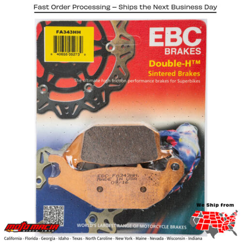Brake Pads Double-H Sintered Honda Z125 Monkey 2019-2024 Honda Z125a Monkey