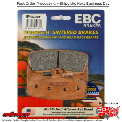 Extreme Pro Brake Pads Buell Xb12r Firebolt 2004-2008 Xb12s Lightning