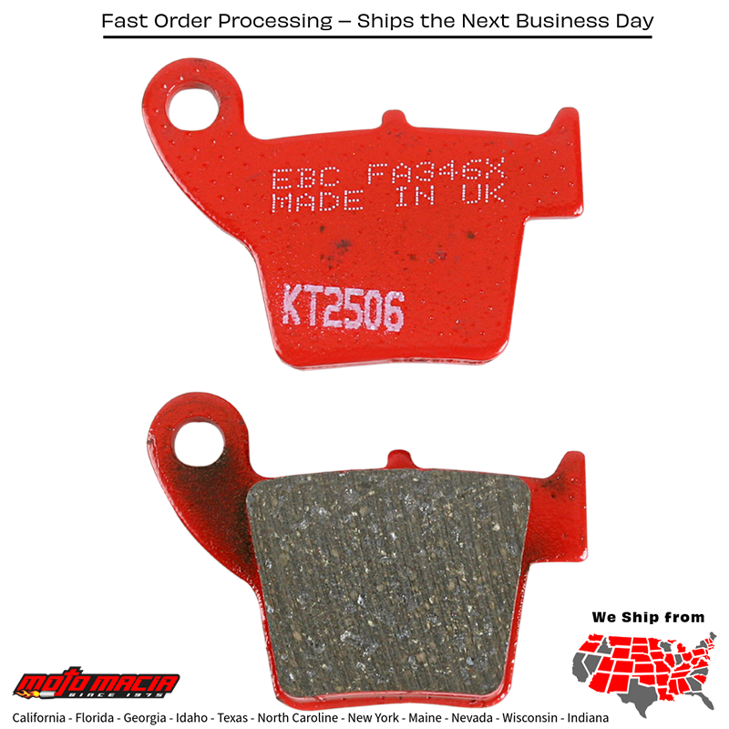 Brake Pads Honda Crf450rx 2017-2020 Crf450r 2002-2020 Crf250r 2 more - Image 2