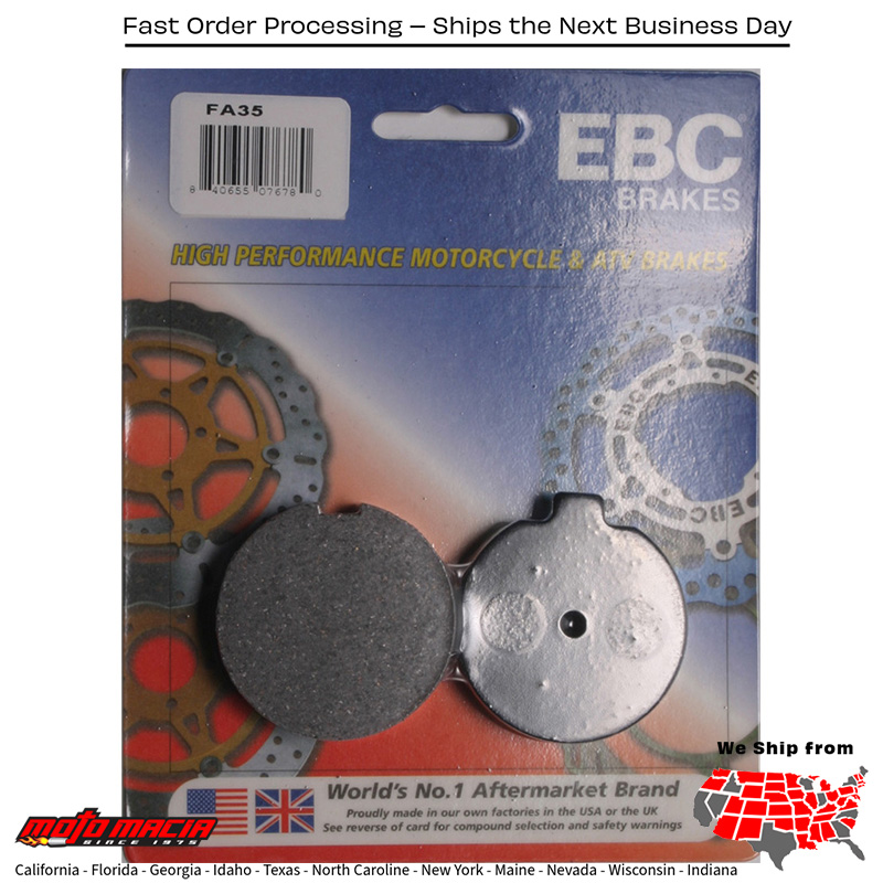 Brake Pads Suzuki Gs750e 1978-1979 Gs850g 1979-1979 Gs425 197