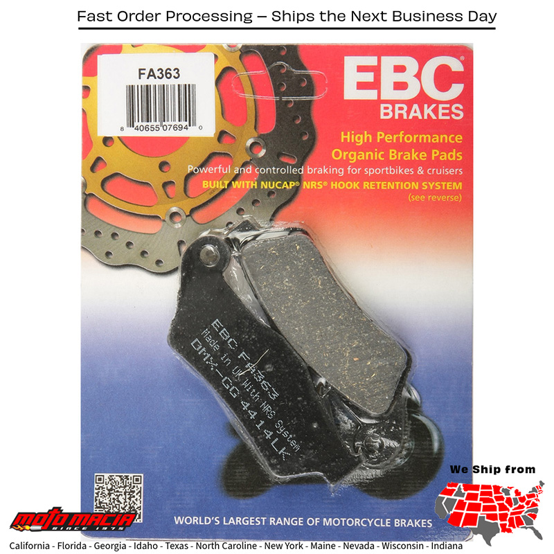 Brake Pads Bmw R1150r Rockster 2002-2006 R1100s 1999-2005 R1150gs A more