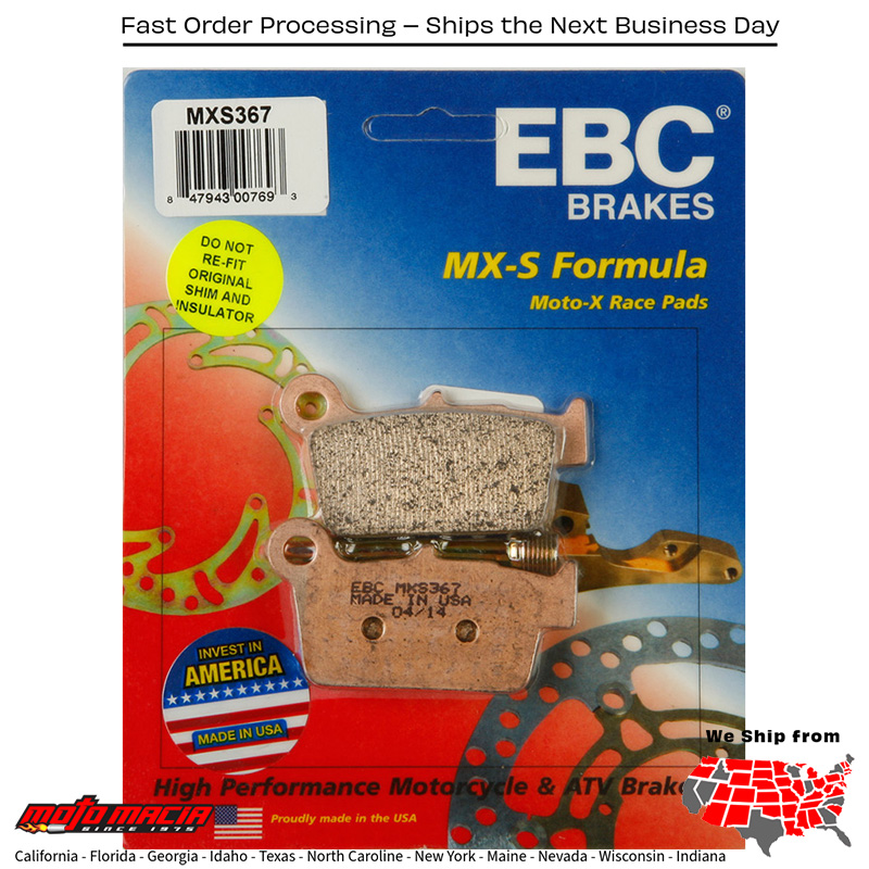 Brake Pads Kawasaki Kx250f 2004-2020 Kx450f 2006-2020 Klx more