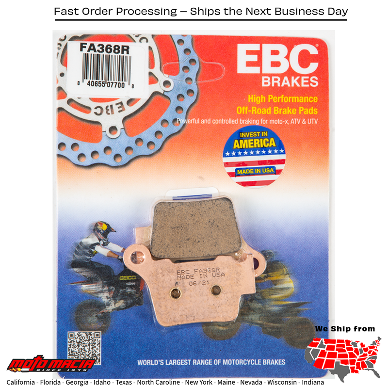 Brake Pads Husqvarna Tc 125 2014-2020 Fc 250 2014-2020