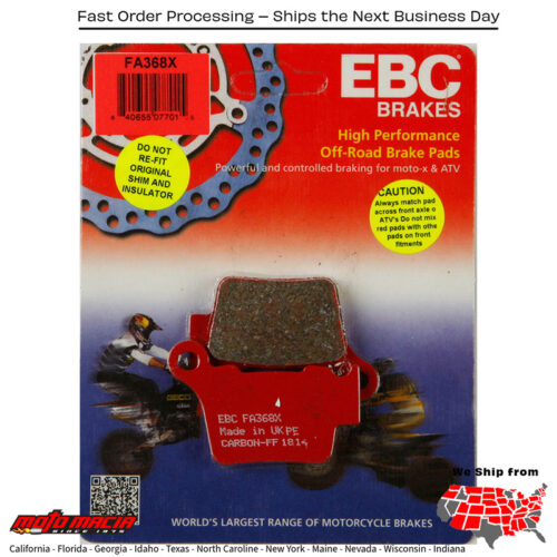 Brake Pads Harley-Davidson Flrt Freewheeler 2015-2016 Husqvarna Fe 350s 201