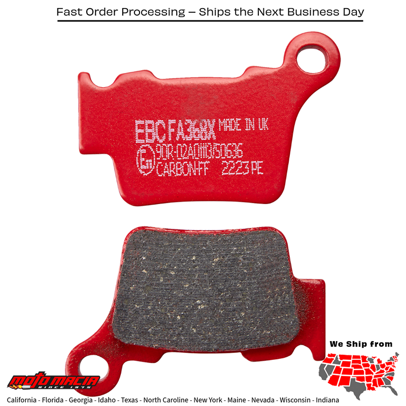 Brake Pads Harley-Davidson Flrt Freewheeler 2015-2016 Husqvarna Fe 350s 201 - Image 3