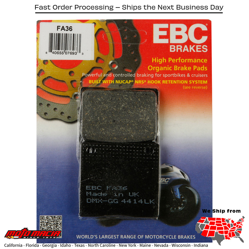 Brake Pads Suzuki Gs550 1977-1979 Gs750 Kawasaki Kz1000c/P