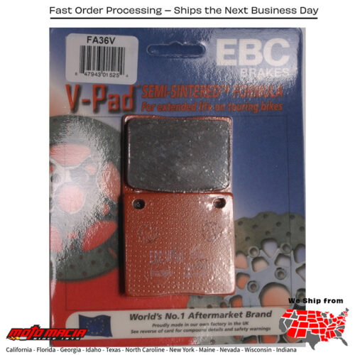 Brake Pads V-Series Kawasaki Kz1000c/P Police 1978-1981 Kz1000a/J