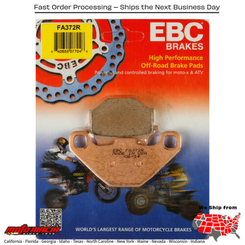 Brake Pads Suzuki Lt-A500f Vinson 500 4x4 Auto [Sra] 2003-2007 Lt-F5 Suzuki