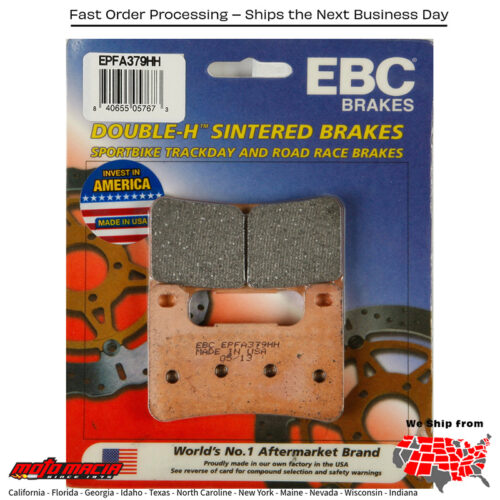 Extreme Pro Brake Pads Kawasaki Zx1000 Ninja 1000 2011-2015 Suzuki Vzr1800b