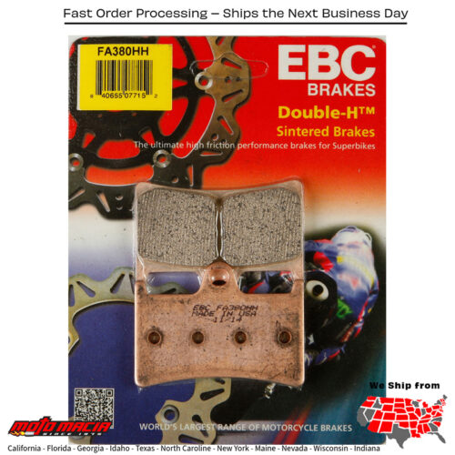 Brake Pads Yamaha Yzf-R6 2005-2017 Xv17pc Road Star Warrior 2006-200