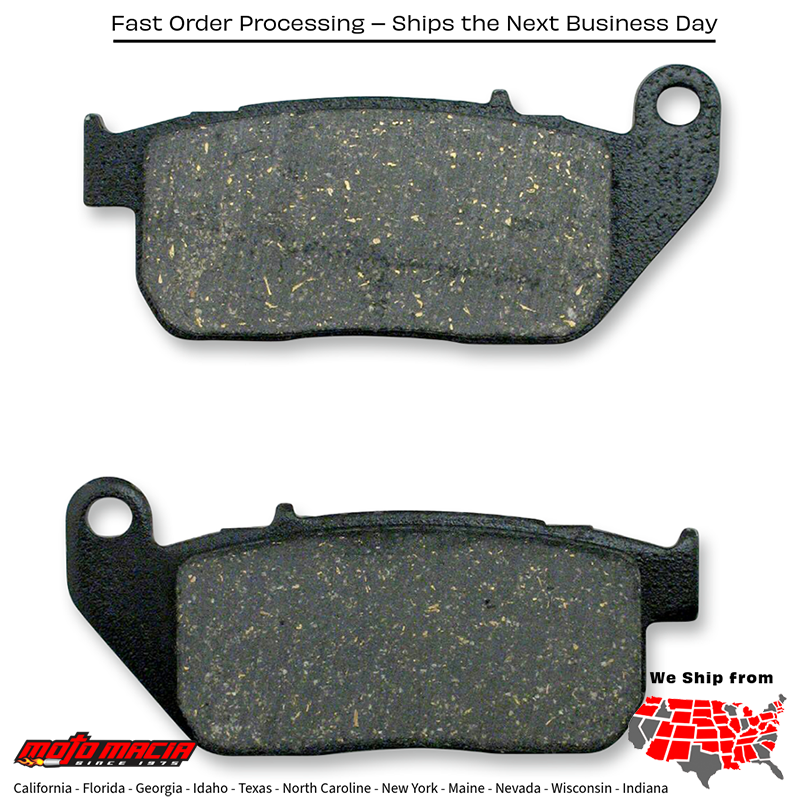 Brake Pads Fa381 Organic Harley-Davidson Xl883n Iron 883 2009-2013 - Image 2