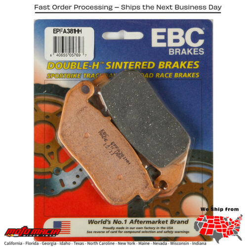 Brake Pads Epfa381hh Extreme Pro Harley-Davidson Xl883n Iron 883