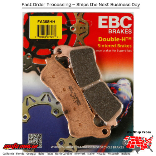 Brake Pads Honda Vfr1200xd 2016-2017 Cbr250r 2011-2012 Vt1300ct