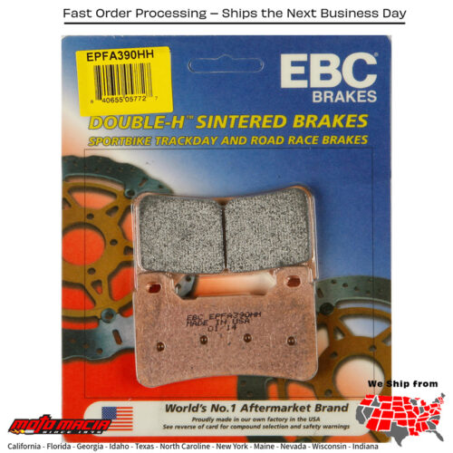 Extreme Pro Brake Pads Honda Vfr800f Interceptor 2014-2015 Vfr800fd