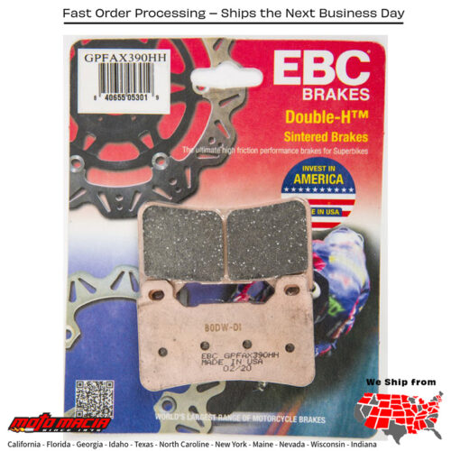 Gpfax Brake Pads Race Only Honda Vfr800f Interceptor 2014-2015