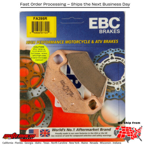 Brake Pads Arctic Cat 1000 Xt Eps 2013-2013 450 Xc 2011-2013 Arc