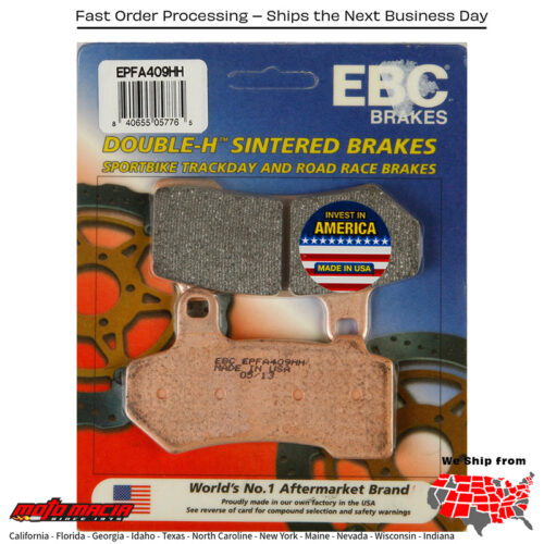 Brake Pads EPFA409HH Extreme Pro for Harley-Davidson FLHTK Electra Glide Ultra L