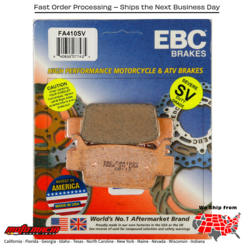 Brake Pads Honda Trx680fa Rincon [Irs] 2006-2015 Trx500fa Rubicon [Sr]