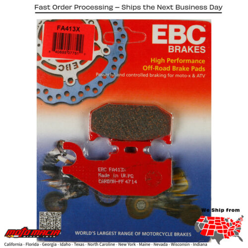 Brake Pads Suzuki Lt-A400f Kingquad Asi [Irs] 2011-2015 Lt-A500x Kin