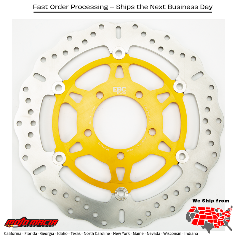 Contour Brake Rotor Kawasaki Ninja ZX-10R 2008-2015