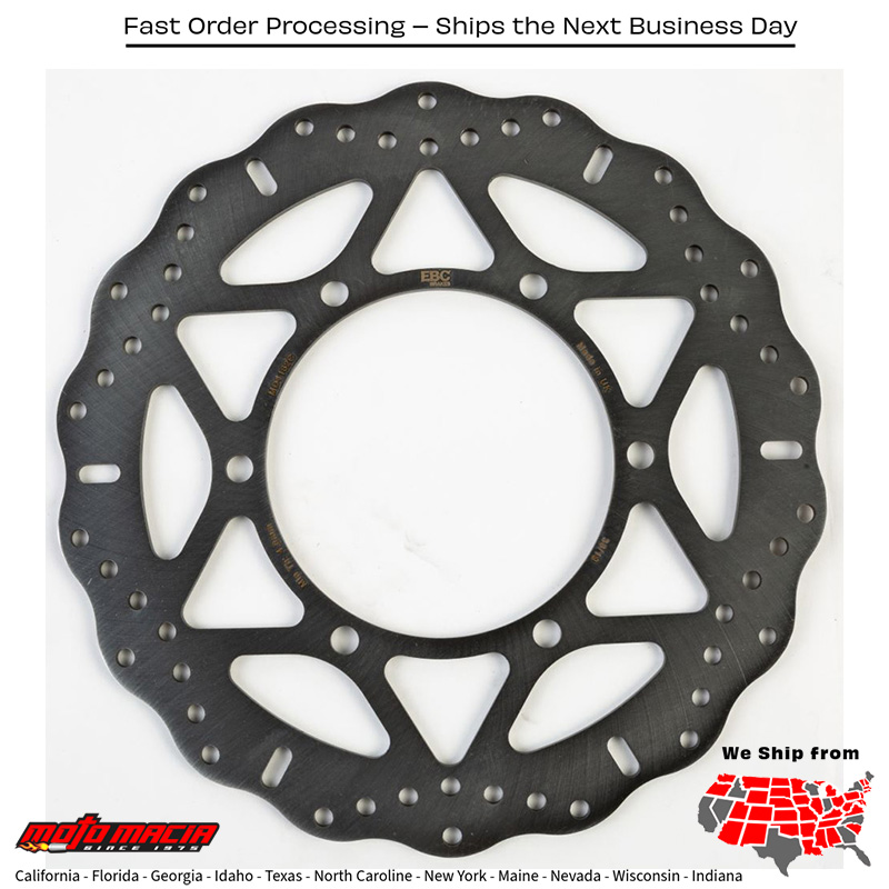 Contour Brake Rotor Kawasaki Ex250f Ninja 250r 2008-2012