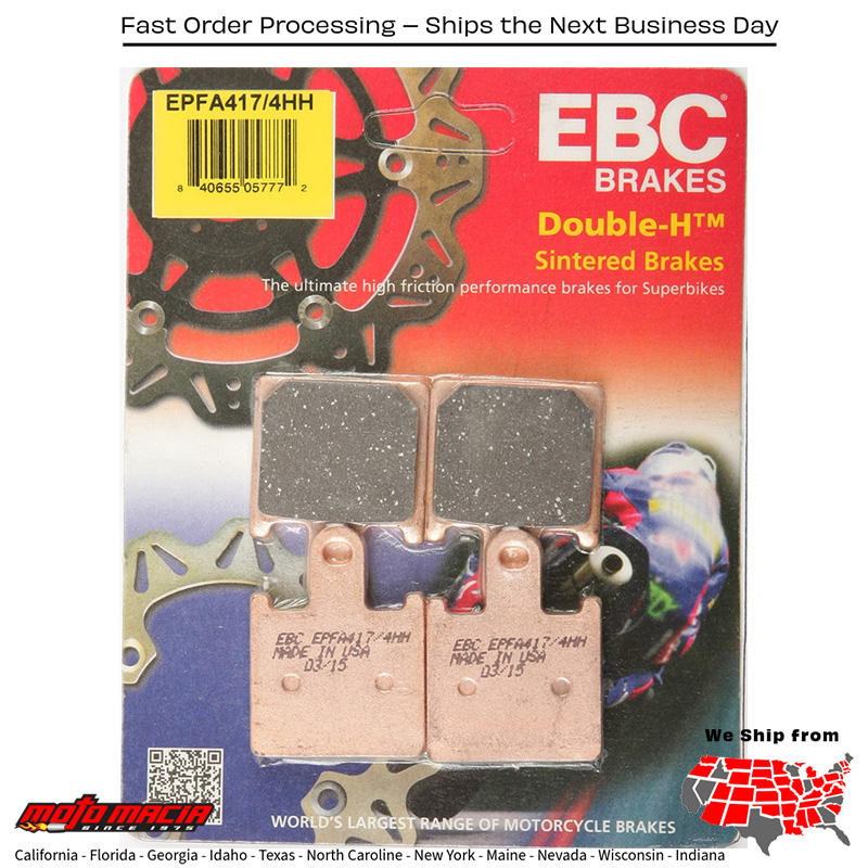 Extreme Pro Brake Pads Kawasaki Z1000 2007-2008 Zg1400 Concours 20 more