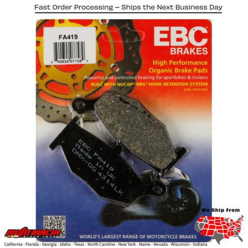 Brake Pads Suzuki GSX-R1300 Hayabusa 2013-2014 DL1000 V-Strom Adv