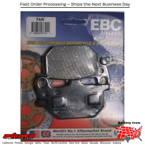 Brake Pads Yamaha Xj1100 Maxim 1982-1982 Xs400s Special 1980-1981