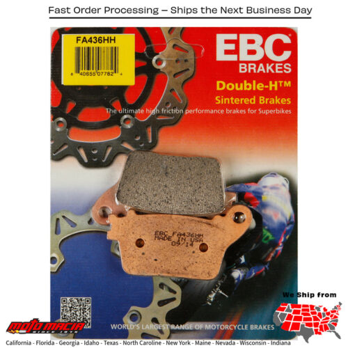 Brake Pads Suzuki Gsx-S1000 2016-2016 Gsx-S1000f 2016-2016 Yamaha Yz