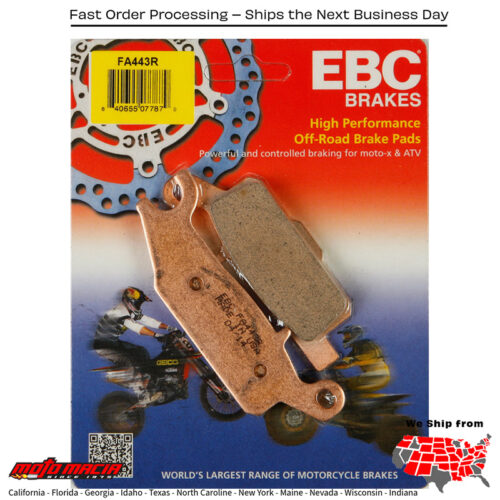 Grizzly Fi 4wd [Irs] 2009-2013 Brake Pads Yamaha Yfm550fgp