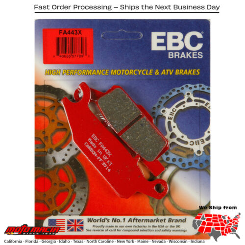 Brake Pads Yamaha Yfm550fg Grizzly Fi 4wd [Irs] 2009-2013 Yfm550fgp