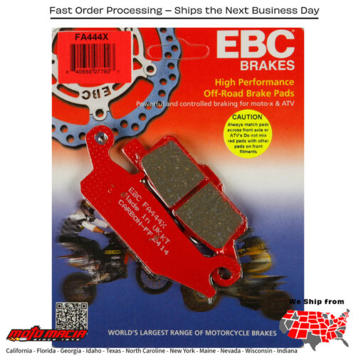 Grizzly Fi 4wd [Irs] 2009-2013 Brake Pads Yamaha Yfm550fgp