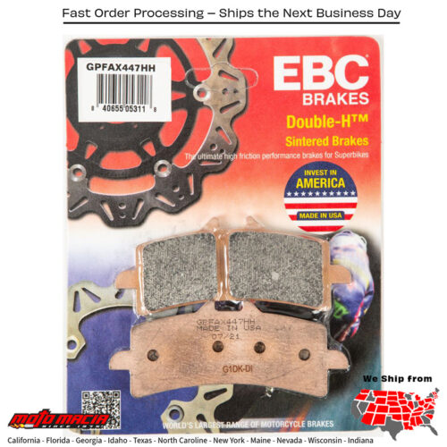 Gpfax Brake Pads Race Only Ducati 1198 Sp 2011-2011 Suzuki Gsx-S1000 2016-2