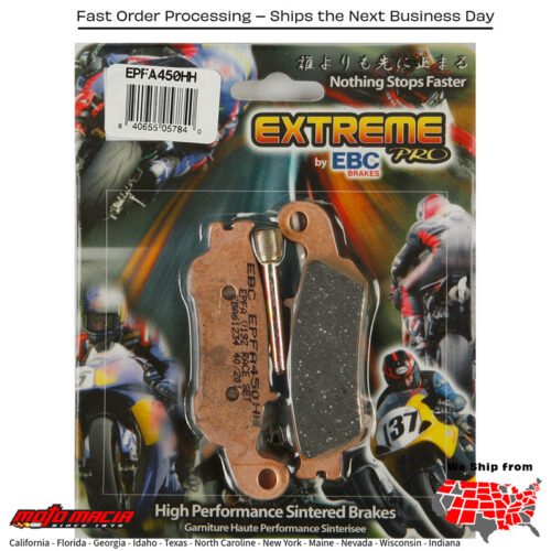 Extreme Pro Brake Pads Yamaha Yz250fx 2015-2020 Yz250x 2016-2018 Yam