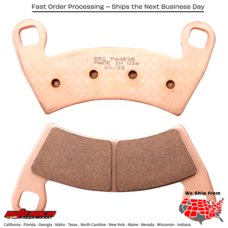 Brake Pads Polaris Rzr Xp 1000 Eps 2014-2015 Ranger Xp 900 Eps 2013 - Image 2