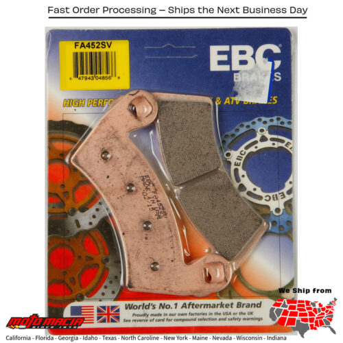 Brake Pads Polaris Rzr Xp 1000 Eps 2014-2015 Ranger Xp 900 Eps 2013