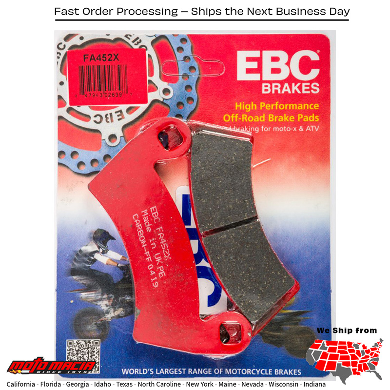 Front Brake Pads Polaris Ranger Xp 900 Eps 2013-2015 Crew 90