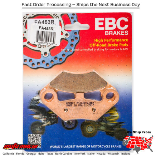 Ebc Brake Pads Cf-Moto Cforce 500 Ho Eps 2015-2016 800 Eps