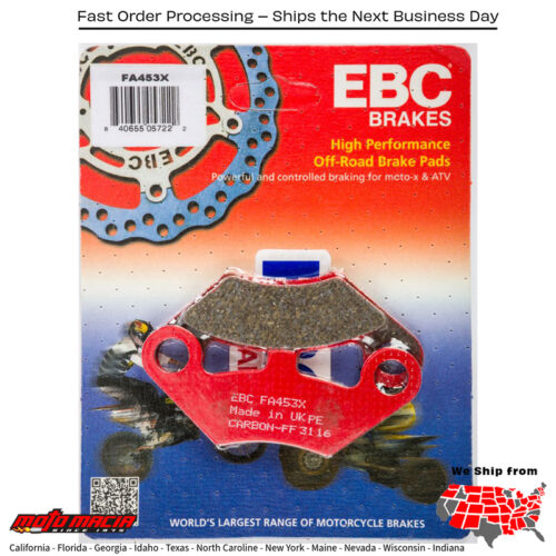 Ebc Brake Pads Cf-Moto Cforce 500 Ho Eps 2015-2016 800 Eps