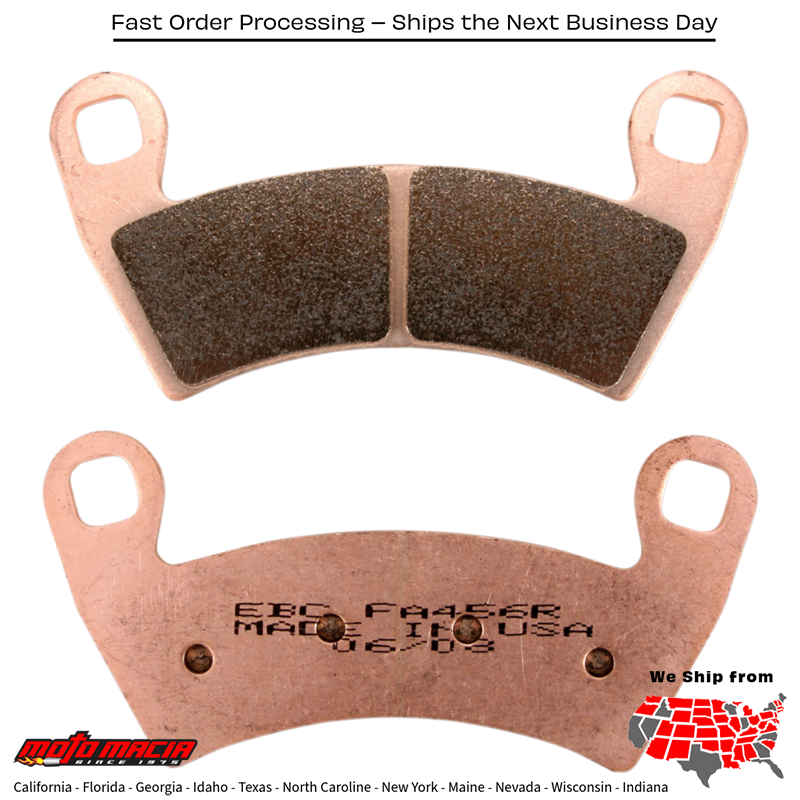 Brake Pads Polaris Rzr 570 Eps 2013-2019 900 2015-2015 - Image 2